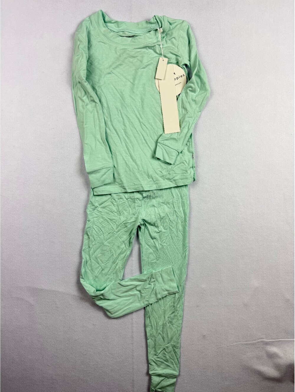 Little Sleepies Aquamarine Bamboo Viscose Pajama Set 4T NWT 2 Piece Toddler